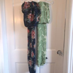 TWO SCARVES
